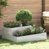 vidaXL vidaXL Pots & Jardinières Acier inoxydable Moyen Jardinières