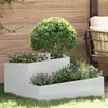 vidaXL vidaXL Pot 80x80x50 cm Acier galvanisé