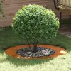 vidaXL adapté pour anneaux d'arbre plats 5 pcs Marron Ø50 / 80 cm