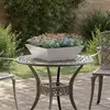 vidaXL Vidaxl Ensemble De Jardinières En Métal Acier Inoxydable Grand