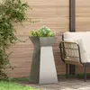 vidaXL vidaXL Support de pot Acier galvanisé 35 x 35 x 73 cm
