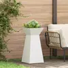 vidaXL vidaXL Support de plante Blanc Plastique 35 x 35 x 73 cm