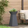 vidaXL vidaXL Support de plante Anthracite Plastique 35 x 35 x 73 cm