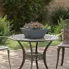 vidaXL vidaXL Ensemble de Planteurs en Plastique Anthracite Plastique