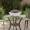 vidaXL Pot en métal Acier inoxydable 40 x 40 x 15 cm Durable Carré
