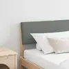 vidaXL Tête de lit capitonnée Gris foncé 180 cm Pin massif