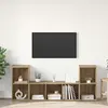 vidaXL Ensemble de meubles TV 3 pcs Marron 107 x 35 x 37 cm