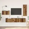 vidaXL Ensemble meuble TV 4 pcs Bois ancien 30,5 x 30 x 90 cm