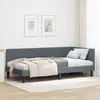 vidaXL Cadre de lit d'angle Gris foncé 100 x 200 cm Velours