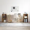 vidaXL Ensemble meuble TV 2 pcs Bois ancien 72 x 35 x 36.5 cm