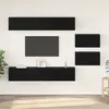 vidaXL Ensemble meuble TV 6 pcs Chêne noir 80 x 30 x 30.5 cm Petite