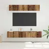 vidaXL Vidaxl Ensemble De Meubles Tv 5 Pcs Bois Ancien Standard Moyen