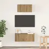 vidaXL Ensemble meuble TV 2 pcs Chêne artisanal Bois d'ingénierie