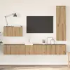 vidaXL Ensemble meuble TV 4 pcs Chêne artisanal Bois d'ingénierie