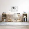 vidaXL Ensemble meuble TV 2 pcs Chêne artisanal 37 x 35 x 107 cm