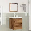 vidaXL Ensemble de mobilier de salle de bain avec tiroir 3 pcs