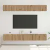 vidaXL Vidaxl Ensemble Meuble Tv 6 Pcs Chêne Artisanal 60 X 30 X 35 Cm