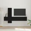 vidaXL Ensemble meuble TV 5 pcs Chêne noir Bois d'ingénierie
