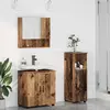 vidaXL Vidaxl Ensemble De Mobilier De Salle De Bain 3 Pcs Bois Ancien