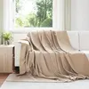vidaXL Vidaxl Couvertures À Jeter 6 Pcs Camel 270 X 240 Cm Toison