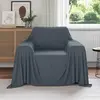 vidaXL Vidaxl Couvertures À Jeter 6 Pcs Gris Foncé 210 X 140 Cm Toison