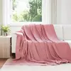 vidaXL Vidaxl Couvertures À Jeter 6 Pcs Rose 270 X 240 Cm Toison
