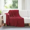 vidaXL Vidaxl Couvertures À Jeter 6 Pcs Rouge Bordeaux 200 X 150 Cm To...