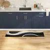 vidaXL Tapis de Cuisine Other Vague 45 x 150 cm Velours