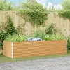 vidaXL Jardinière surélevée 290 x 100 x 68 cm Acier galvanisé