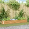 vidaXL Jardinière surélevée 290 x 50 x 36 cm Acier galvanisé