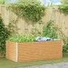 vidaXL Jardinière surélevée 195 x 100 x 68 cm Acier galvanisé