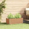 vidaXL Jardinière surélevée 98 x 50 x 36 cm Acier galvanisé