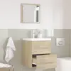 vidaXL Cabinet de salle de bain Chêne Sonoma 41 x 38,5 x 48 cm