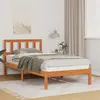 vidaXL Vidaxl Cadre De Lit Marron Cire 80 X 200 Cm Bois De Pin Massif