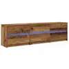 vidaXL Meuble TV Bois ancien Bois technique et panneaux de particules