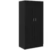 vidaXL Armoire Chêne Noir 82.5 x 51.5 x 180 cm Bois d'ingénierie