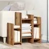 vidaXL Meuble d'appoint Bois ancien 60 x 26 x 60 cm Bois d'ingénierie