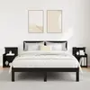 vidaXL Cabinet de chevet 2 pcs Chêne noir 40 x 35 x 60 cm