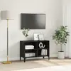 vidaXL Ensemble meuble TV Noir 69,5 x 30 x 50 cm Bois d'ingénierie