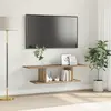 vidaXL Meuble TV chêne artisanal 102 x 35 x 35 cm Bois d'ingénierie