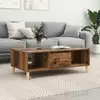 vidaXL Table basse Bois ancien 102 x 55 x 35 cm Bois d'ingénierie
