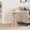 vidaXL Vidaxl Table D'appoint Naturel 39.5 X 39.5 X 53.5 Cm