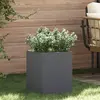 vidaXL Cache-pot de jardin Anthracite 50 x 32 x 40 cm
