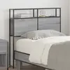 vidaXL Tête de lit de rangement Gris sonoma 100 cm Bois d'ingénierie