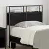 vidaXL Tête de lit de rangement Chêne Noir 100 cm Bois d'ingénierie