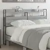 vidaXL Tête de lit de rangement Gris sonoma 160 cm Bois d'ingénierie
