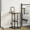 vidaXL Table de chevet Chêne Sonoma 41.5 x 26 x 60.5 cm