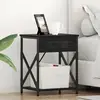vidaXL Cabinet de chevet Chêne Noir 41 x 31 x 51 cm Bois d'ingénierie