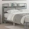 vidaXL Tête de lit de rangement Sonoma gris Bois d'ingénierie