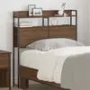 vidaXL Tête de lit de rangement Chêne marron 90 cm Bois d'ingénierie